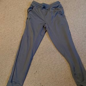 Youth large under armor grey joggers